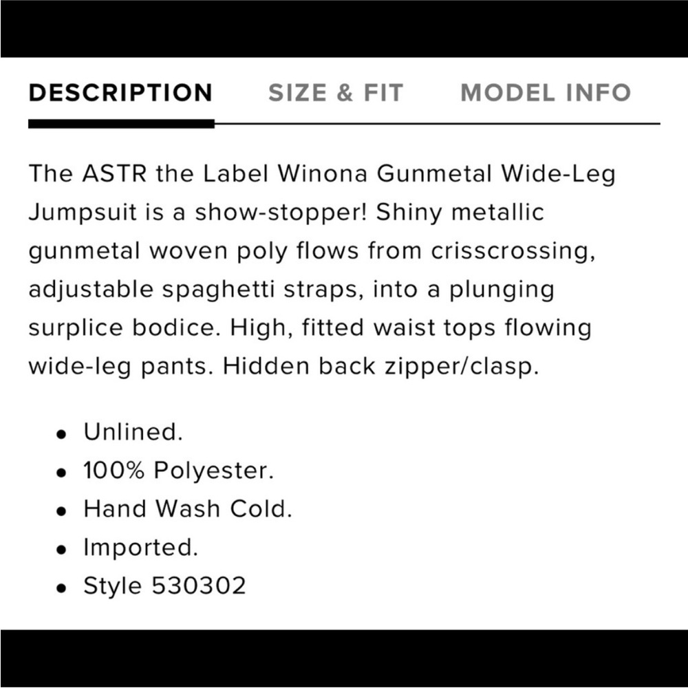 Elegant Silver Jumpsuit - Picture 6 of 8